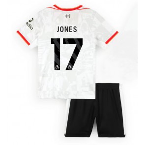 Liverpool Curtis Jones #17 Dětské Alternativní dres komplet 2024-25 Krátký Rukáv (+ trenýrky)